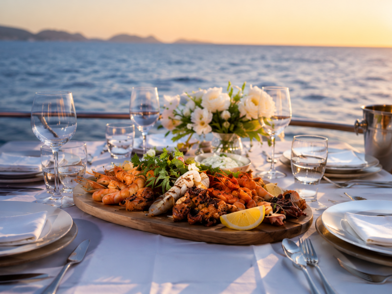 Fish Meze — yacht catering on board