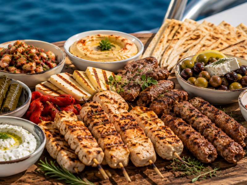 Meat Meze — yacht catering on board